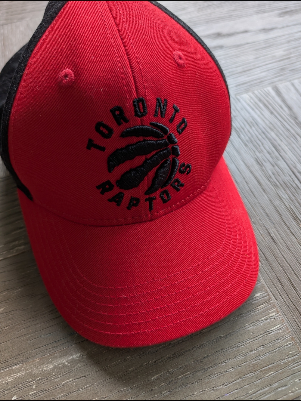 NBA Toronto Raptors Red and Black Kids Hat